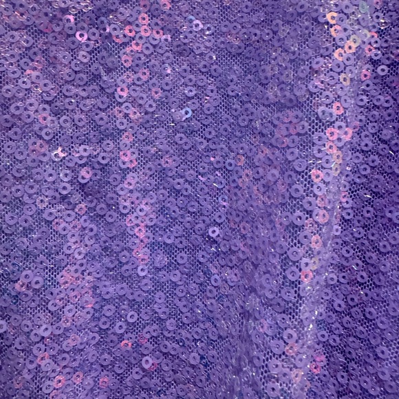 H&M Sequined Lilac/Lavender Mini Dress - XXL - Picture 4 of 5